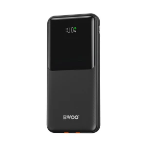 BWOO BO-P60 10000mAh 22.5W Black Power Bank With Digital Display