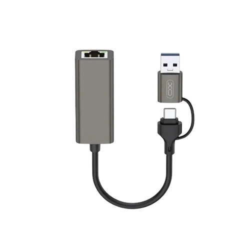 XO HUB018 USB-C and USB-A to Ethernet Adapter