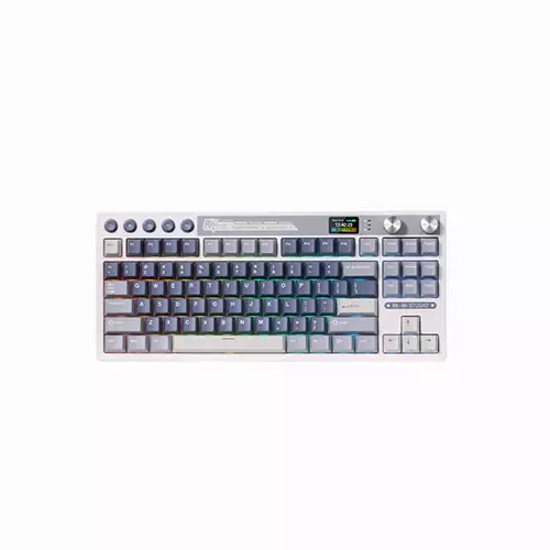 Royal Kludge M87 Tri-Mode TKL 88 Gaming Keyboard (Ocean Blue Switch)