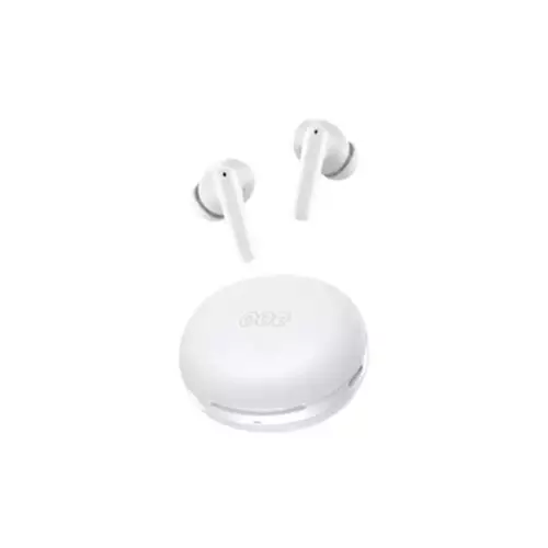 QCY T13 True Wireless Earbuds, ENC Noise Cancelling (White)
