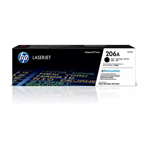 HP 206A Black Original LaserJet Toner Cartridge (Bundle With Full Set)