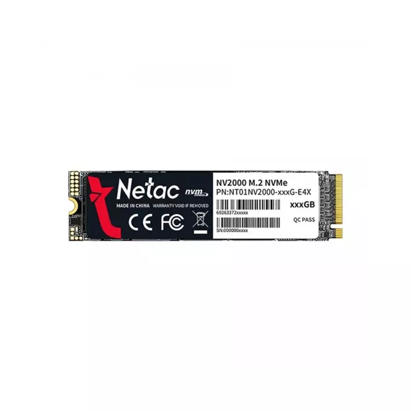 NETAC NV2000 512GB M.2 2280 PCIE 3.0 X4 NVME INTERNAL SSD