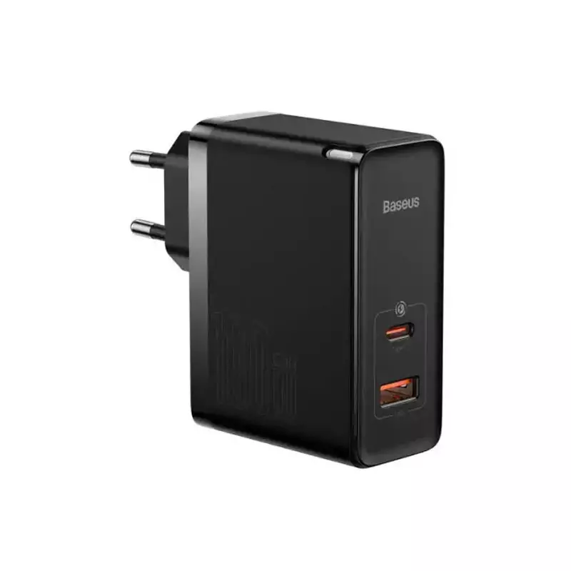 Baseus GaN5 Pro Fast Charger Data Cable C+U 100W EU
