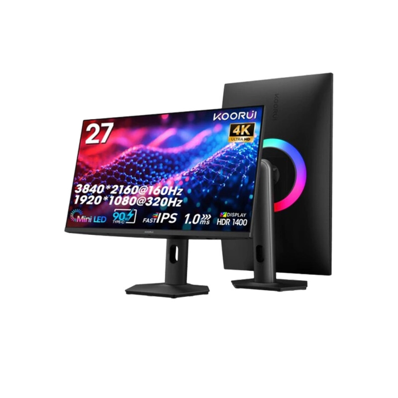 KOORUI S2741LM 27-inch UHD 160Hz/FHD 320Hz Dual-Mode IPS Gaming Monitor