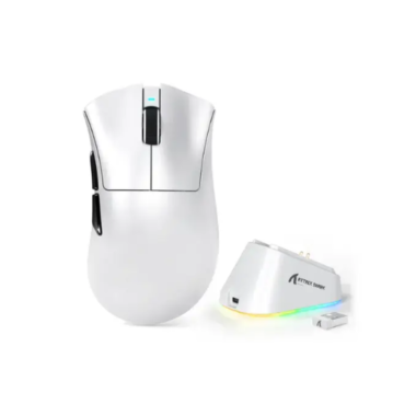 Attack Shark V3 Pro Ultra-Light Tri Mode Gaming Mouse with Charging Dock