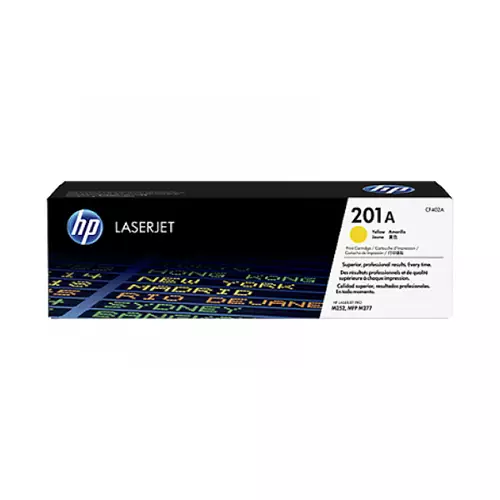 HP 201A Yellow Original LaserJet Toner Cartridge For CLJ 252N Printer (Bundle With Full Set)