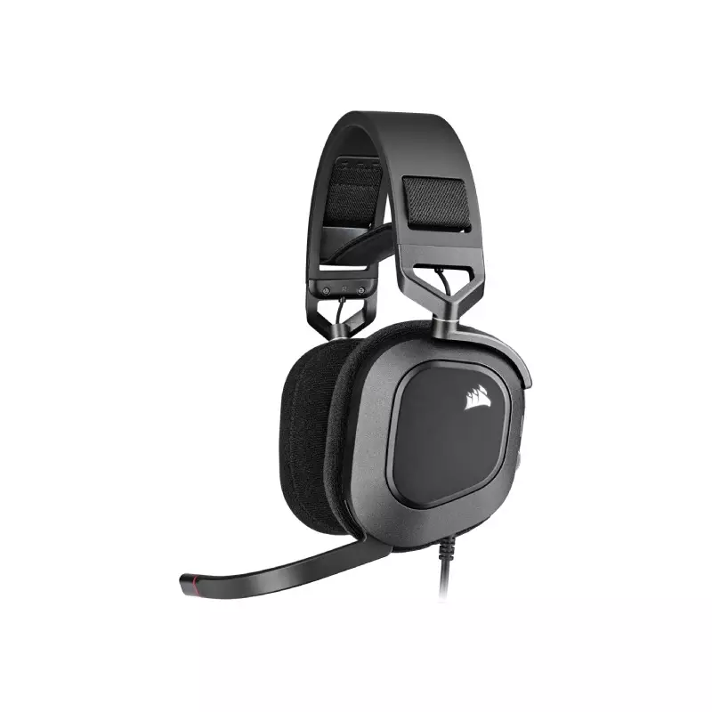 CORSAIR HS80 RGB USB WIRED GAMING HEADSET (CARBON )