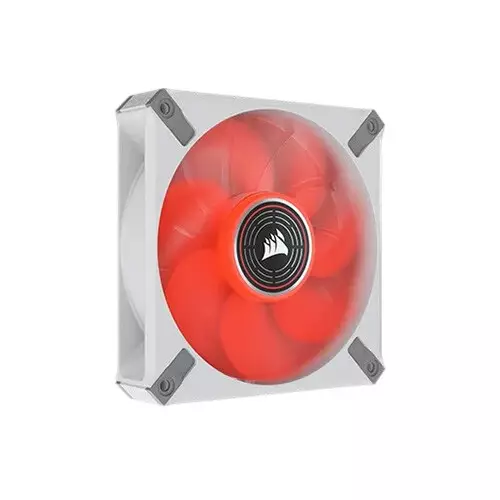CORSAIR ML120 LED ELITE Red Premium 120mm PWM Magnetic Levitation Fan (White)