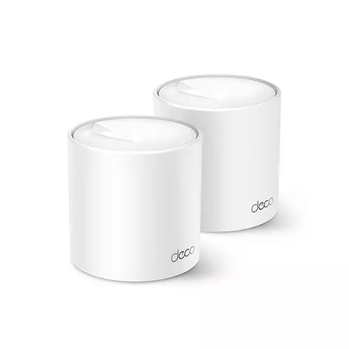 TP-Link Deco X50 AX3000 3000Mbps Gigabit Dual-Band Wi-Fi 6 Mesh Router (2-Pack)