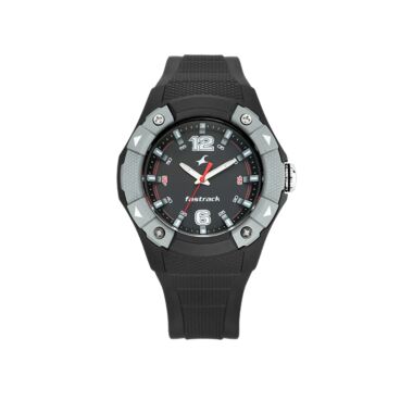 Fastrack Trendies Quartz Black Dial Men’s Watch (NU38057PP02)