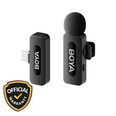 Boya BY-V10 2.0 Ultracompact Wireless Microphone(1 Transmitter+1 Receiver)