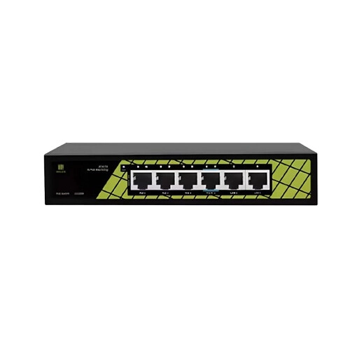 Genata GNT-ES06ED-P 6-Port PoE Switch with AI Watchdog (65W Power)