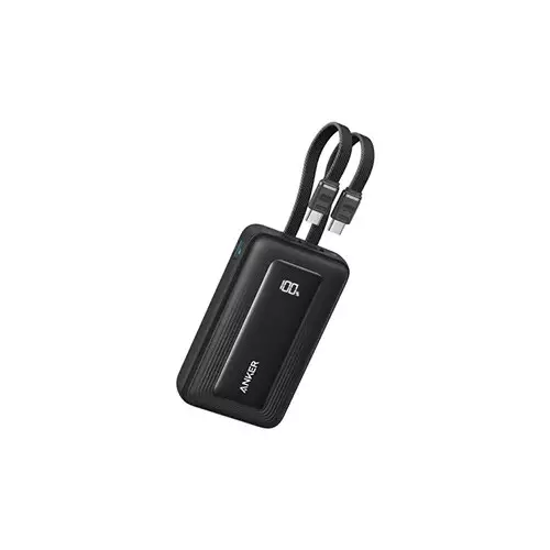 Anker Zolo 10000mAh 35W Power Bank With Built-in Dual Type-C Cable