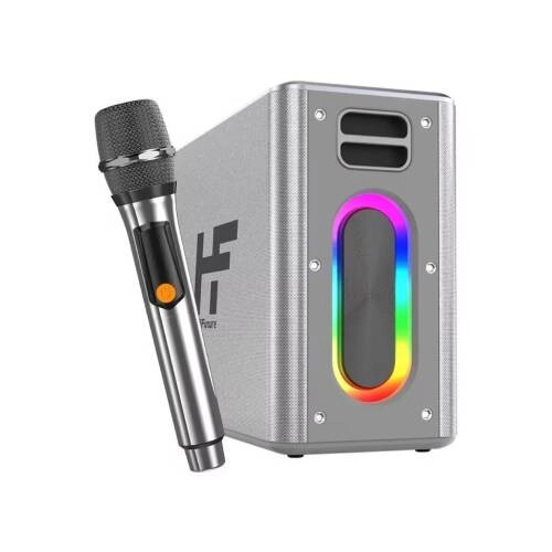 HiFuture MusicBox 100W Karaoke Bluetooth Speaker - Silver