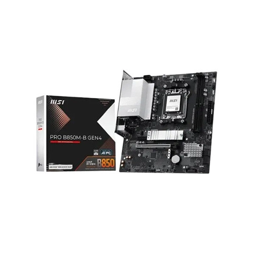 MSI PRO B850M-B GEN4 AM5 mATX Motherboard