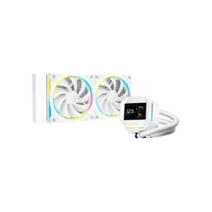 DeepCool LM240 WH 240mm ARGB Liquid CPU Cooler with Display