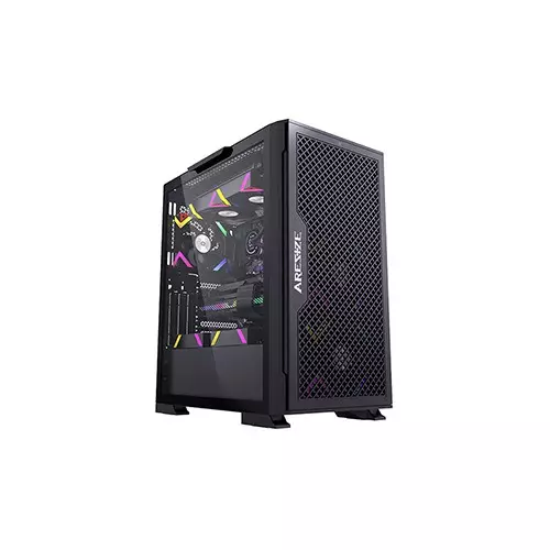 ARESZE KT02B E-ATX Mid-Tower Desktop Gaming Case