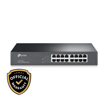 TP-Link TL-SF1016DS 16 Port Rack Mount Metal Body Switch