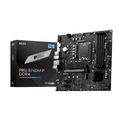 MSI PRO B760M-P DDR4 13TH GEN & 12TH GEN MATX MOTHERBOARD