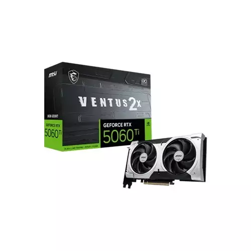 MSI GeForce RTX 5060 Ti 8G VENTUS 2X OC PLUS GDDR7 Graphics Card
