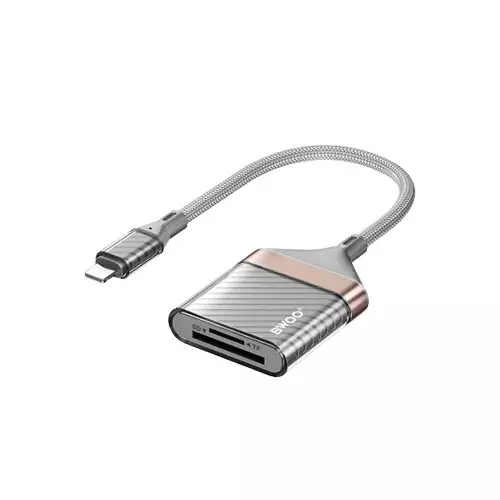 BWOO BO-BZ63 2-in-1 Lightning Multifunctional Card Reader