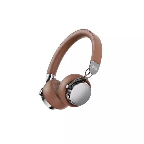 QCY Era 7 Wireless Retro Over-Ear Headphone (Brown)