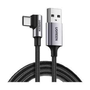 UGREEN US284 (50941) USB Male to Type-C, 1 Meter, Space Gray Charging & Data Cable # 50941