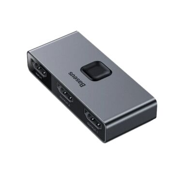 Baseus HDMI Splitter 4K 60Hz HDMI Switcher-Space Gray