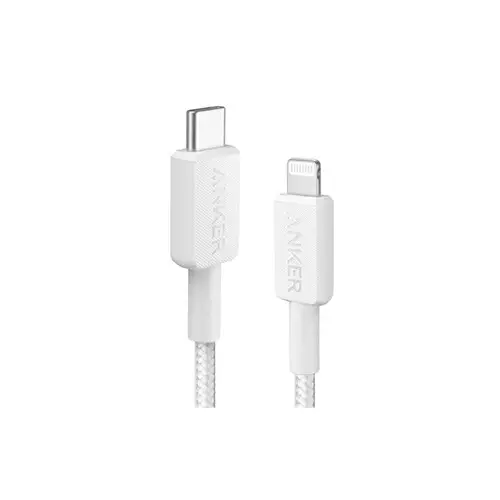 Anker 322 3ft Braided USB-C to Lightning Data Cable -Black (A81B5H11)