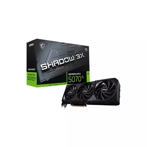 MSI GeForce RTX 5070 Ti 16G SHADOW 3X OC Graphics Card