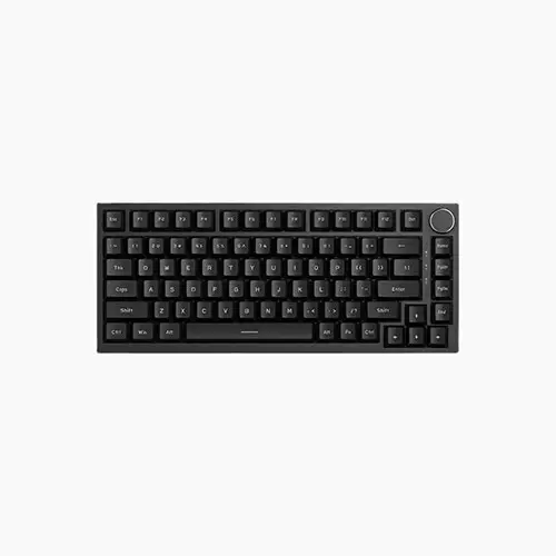 Ajazz AK820 White Backlit Wired Mechanical Keyboard - Black (AS Red Switch)