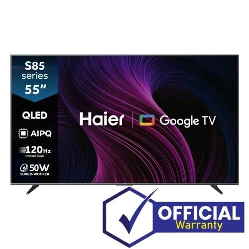 Haier 55S85GUX-55 Inch QLED 4K Google TV
