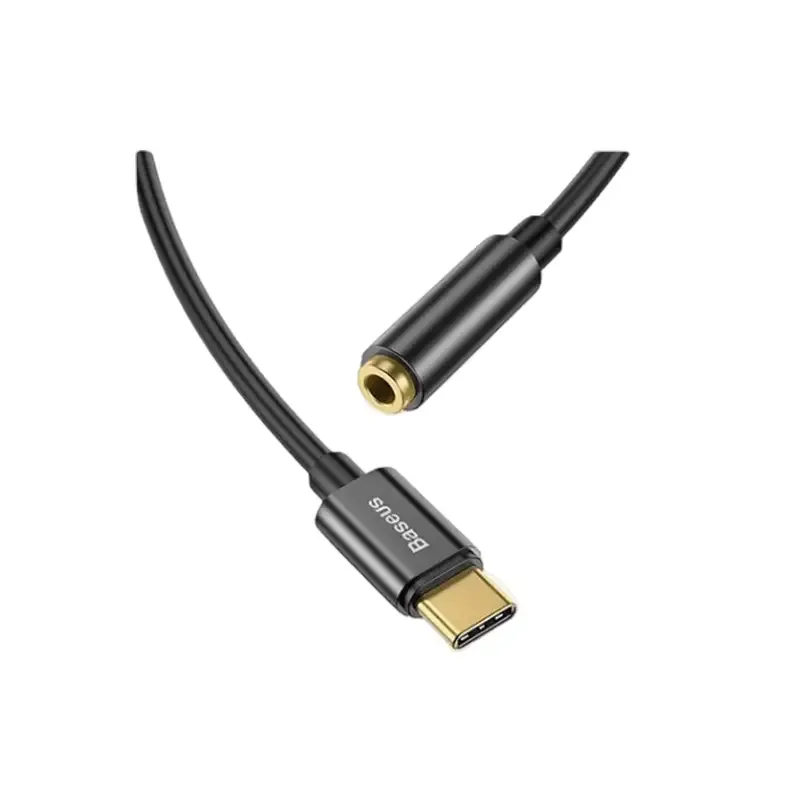 Baseus CATL54-01 Type-C Male to 3.5mm Female Black Audio Converter #CATL54-01