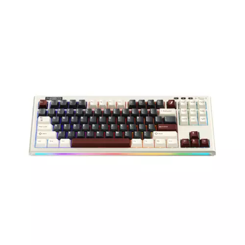 1STPlayer NEO87 Tri-Mode RGB Lavender Mechanical Switch Keyboard (ROME)