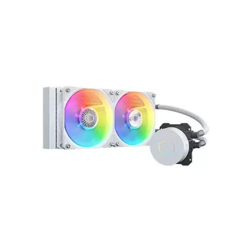 Cooler Master MasterLiquid ML240L ARGB V2 CPU Liquid Cooler (White)
