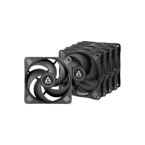 Arctic P12 MAX 120mm 5-Pack Cooling Case Fan (Black)