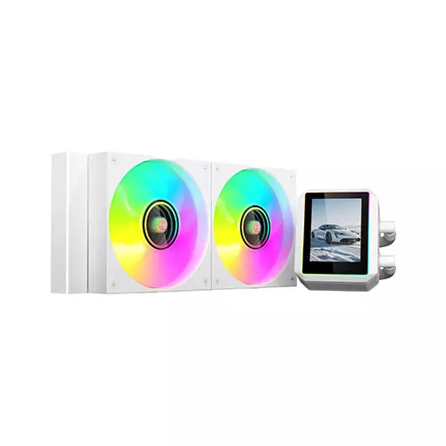 Acer Gadget ZUOOS SmartCool W240AL2.8W 240mm RGB All-in-One Liquid CPU Cooler with 2.8 Inch Display