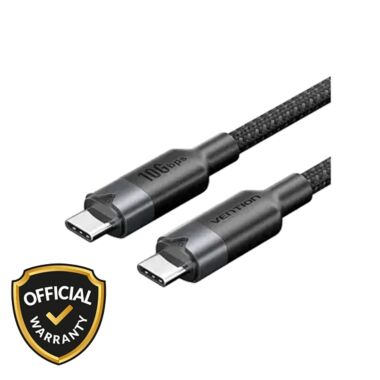Vention TRGBF 1m USB 3.2 Gen2 Type-C to C 10Gbps Cable-Black