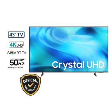 Samsung 43 Inch Crystal UHD 4K Smart TV (43U8000H)