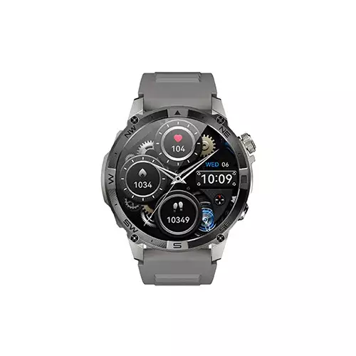 Blisbond Storm AMOLED 1.43" Display Bluetooth Calling Smart Watch (Grey)
