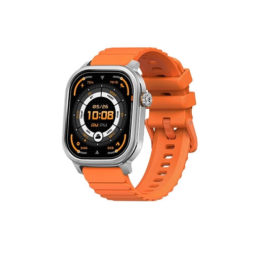 KOSPET Pulse 1.96 Inch AMOLED Display Smartwatch (Icy Silver)