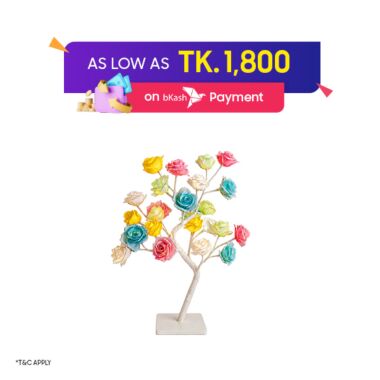 Decorative Multicolor Rose Table Lamp