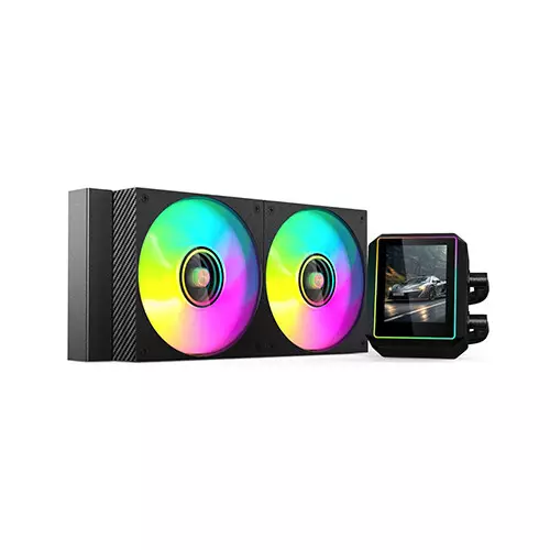 Acer Gadget ZUOOS SmartCool W240AL2.8 240mm RGB All-in-One Liquid CPU Cooler with 2.8 Inch Display