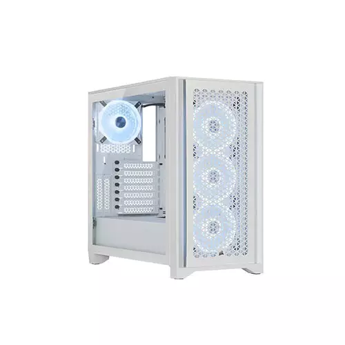 CORSAIR iCUE 4000D RGB AIRFLOW QL Edition Mid Tower ATX Gaming Desktop Case