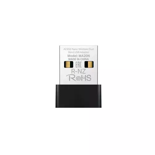 Mercusys MA20N AC650 Nano Wireless Dual Band USB Adapter