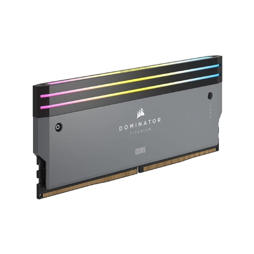 CORSAIR DOMINATOR TITANIUM RGB 16GB DDR5 DRAM 6000MHZ CL30 AMD XMP DESKTOP RAM (GREY)