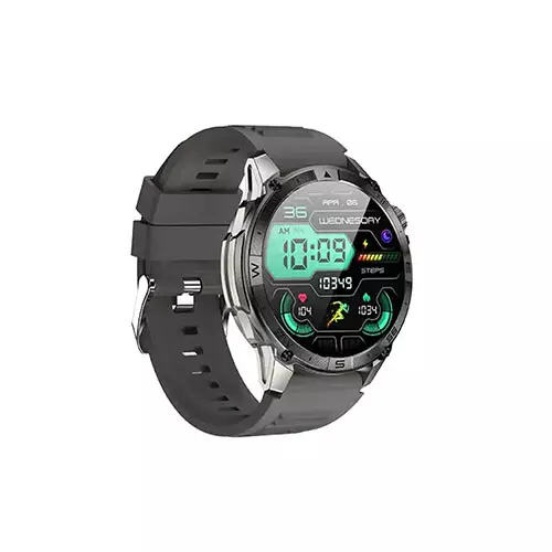 Blisbond Storm AMOLED 1.43" Display Bluetooth Calling Smart Watch (Silver)