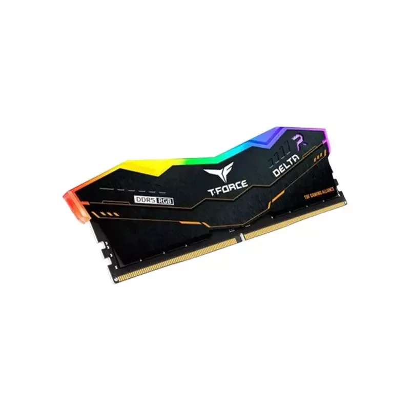 TEAM T-FORCE DELTA RGB 16GB DDR5 6000MHz CL38 Desktop RAM (White)