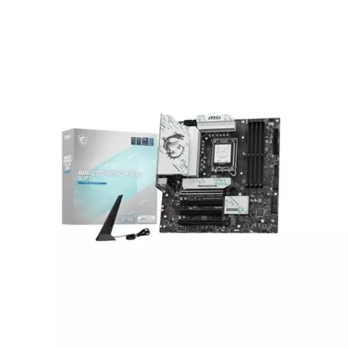 MSI B860M GAMING PLUS Wi-Fi 7 DDR5 Intel LGA1851 Micro ATX Motherboard