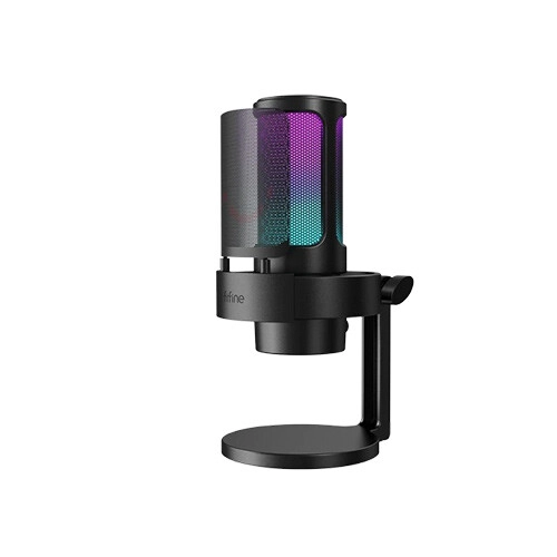 FIFINE AMPLIGAME A8 RGB USB Mic Dynaamic Microphone (Black)